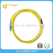 Fábrica FC-SC singlemode simplex Fibra Óptica Patch Cord